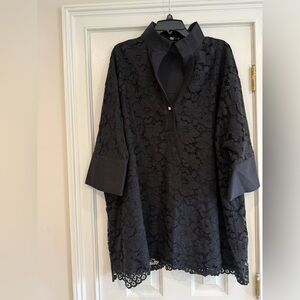Tuckernuck Black Lace Tunic